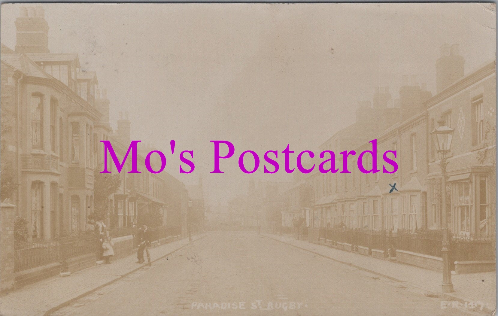 Warwickshire Postcard - Paradise Street, Rugby  HM729