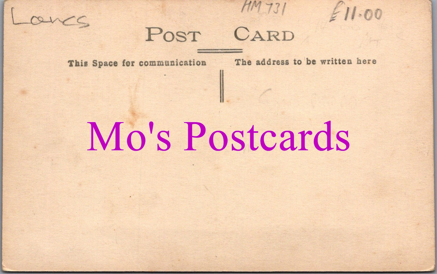 Lancashire Postcard - Library Gardens and Queens Square, Rawtenstall   HM731