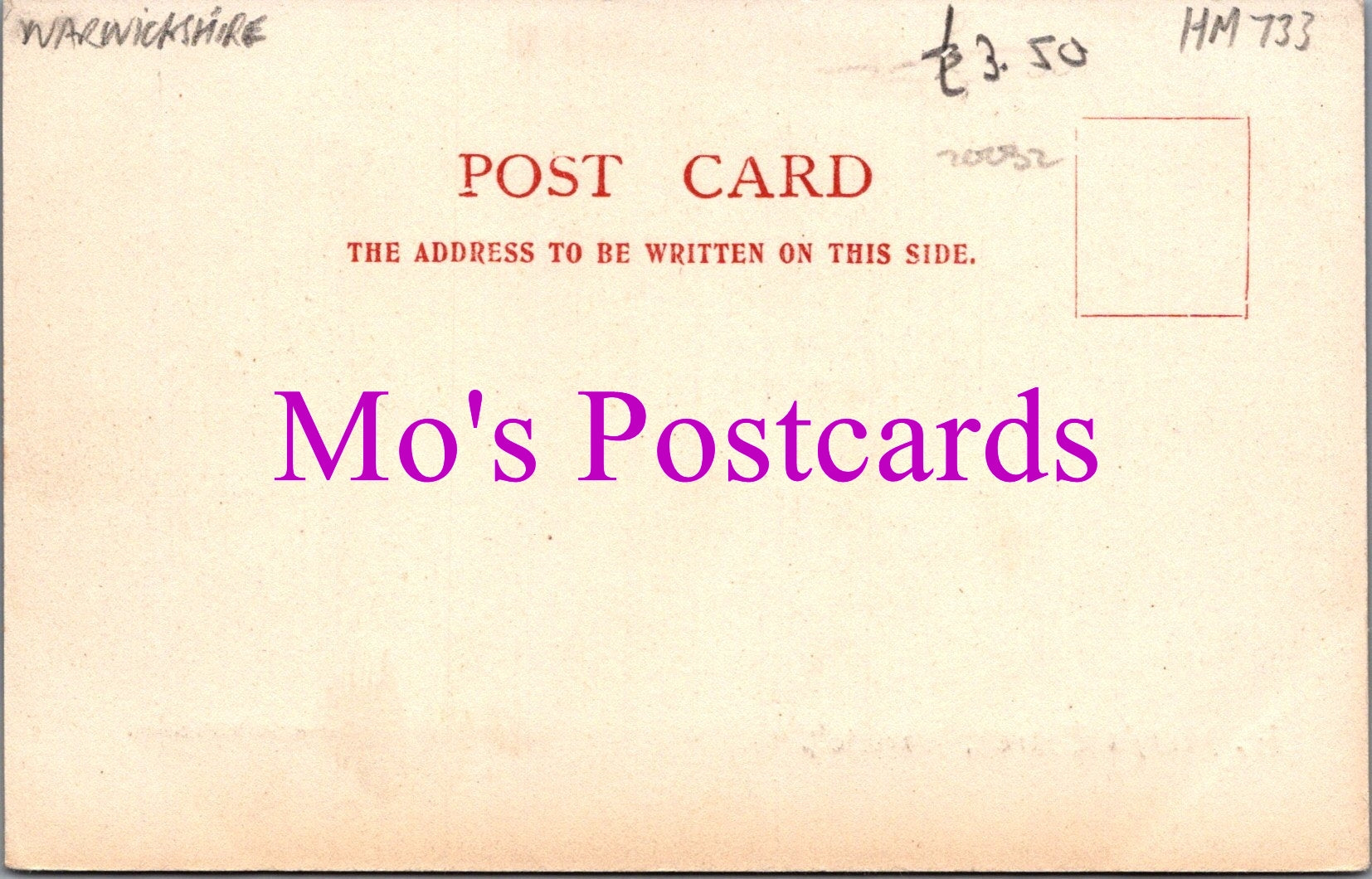 Warwickshire Postcard - St Mary's Church, Warwick   HM733