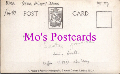 Devon Postcard - Seaton Railway Station  HM734