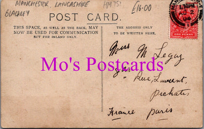 Lancashire Postcard - Charlestown, Blackley, Manchester  HM752