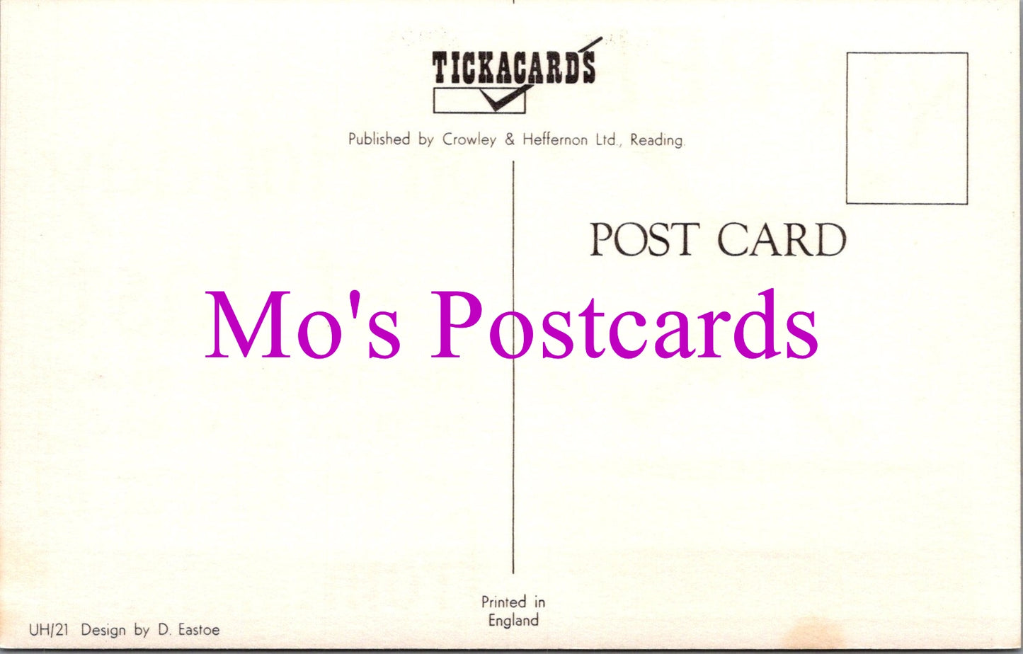 Tickacard Postcard - Yippee! on Holiday at Last  SW14588