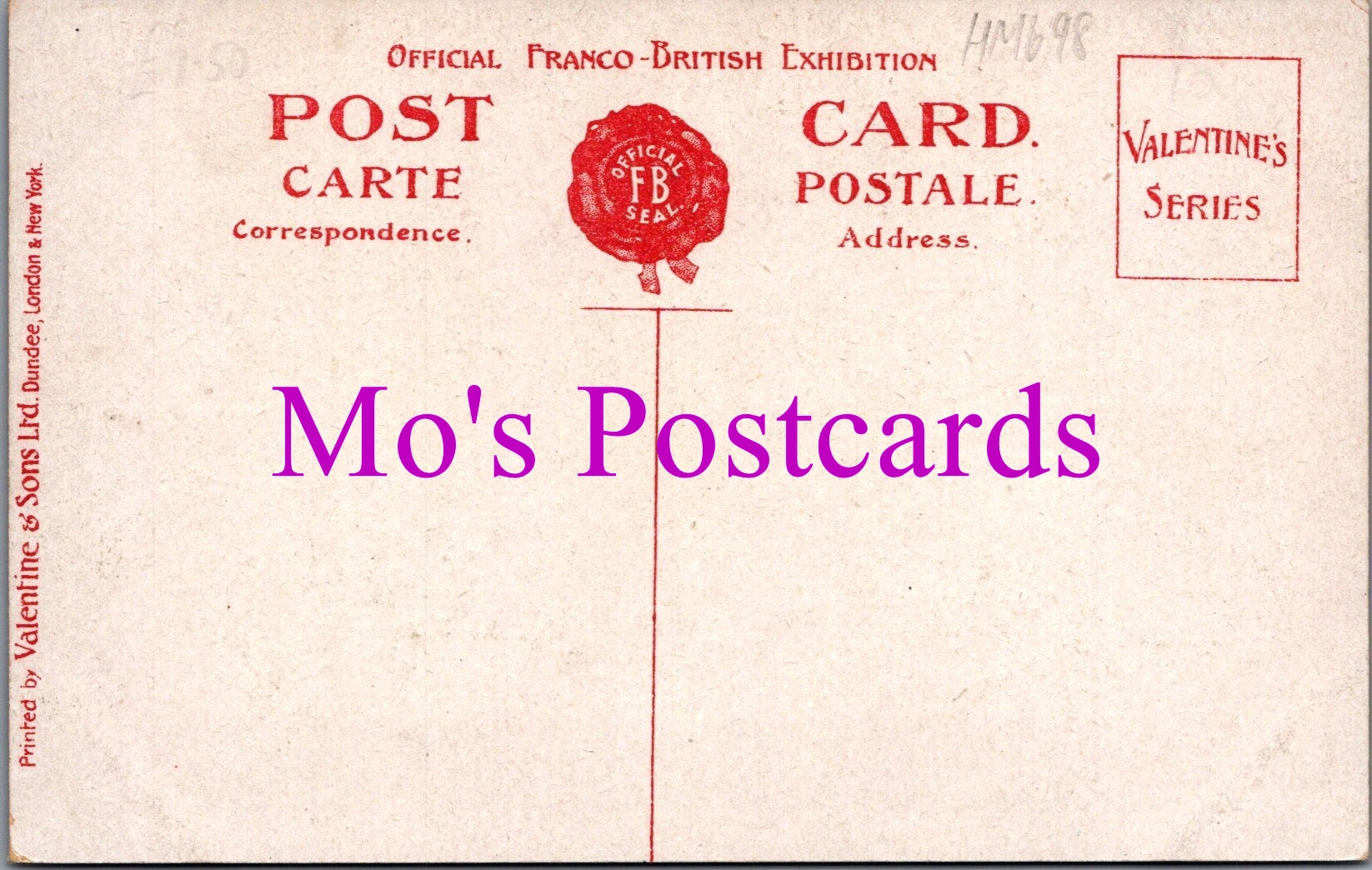 Franco-British Exhibition Postcard - Court of Honour, Night Effect  HM698