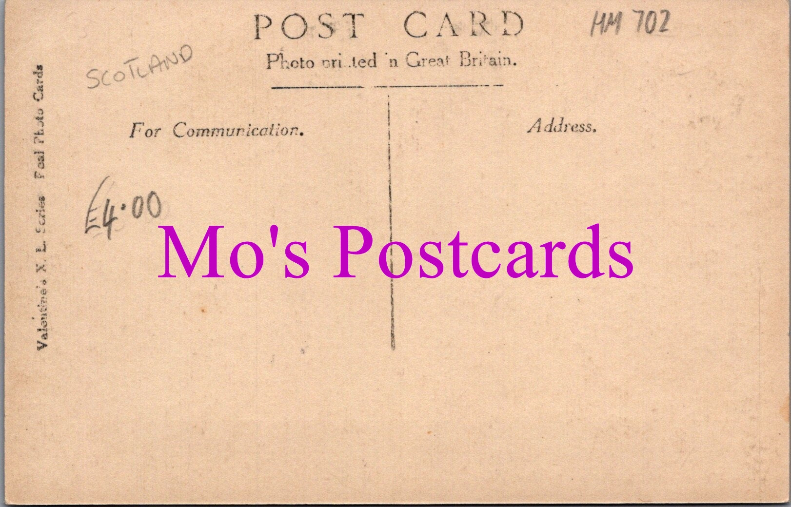 Scotland Postcard - Cloan Near Auchterarder   HM702