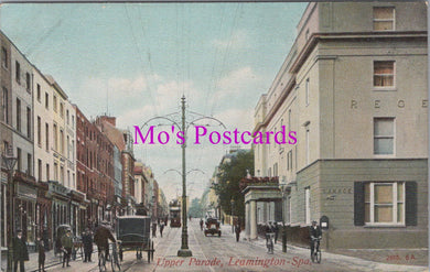 Warwickshire Postcard - Upper Parade, Leamington Spa   DZ20