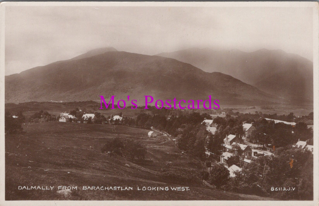 Scotland Postcard - Dalmally From Barachastlan Looking West  DZ183