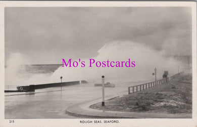 Sussex Postcard - Rough Seas, Seaford    DZ191