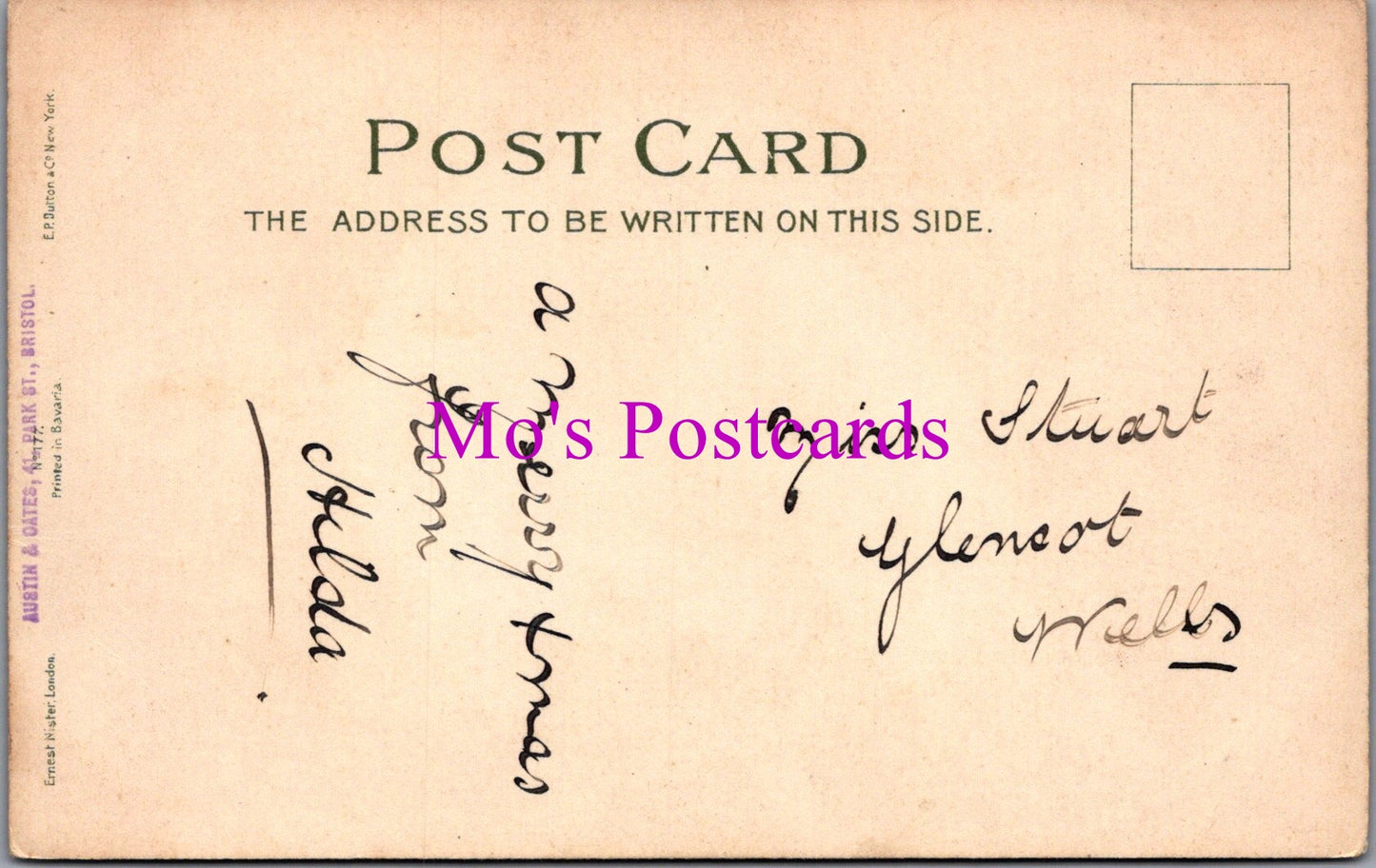 Greetings Postcard - A Holy Happy Christmas   DZ201