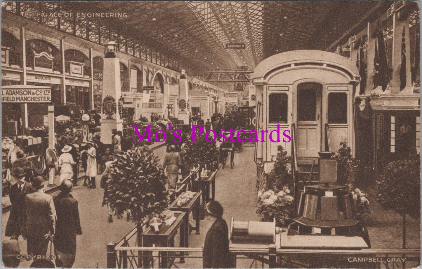 British Empire Exhibition Postcard - The Palace of Engineering    DZ203