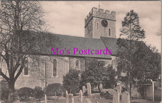 Surrey Postcard - Guildford, St Mary's Church    DZ248
