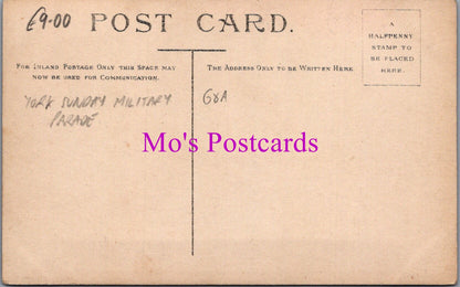 Yorkshire Postcard - York Military Sunday Parade  SW15106