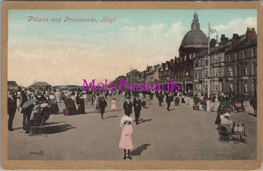 Wales Postcard - Rhyl Palace and Promenade  SW16295