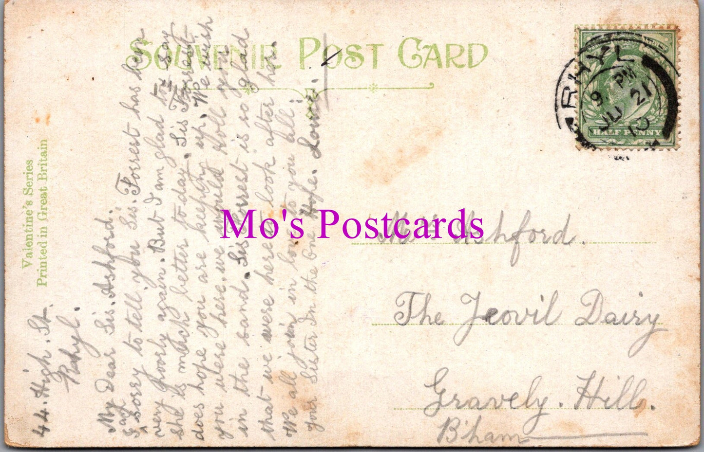 Wales Postcard - Rhyl Palace and Promenade  SW16295
