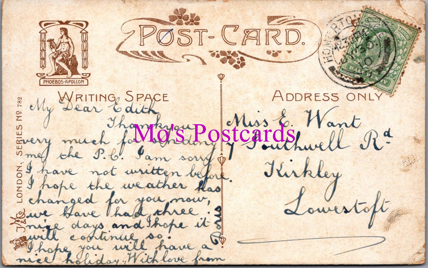 Scotland Postcard - Glasgow, Stewart Fountain and Park Circus SW16296
