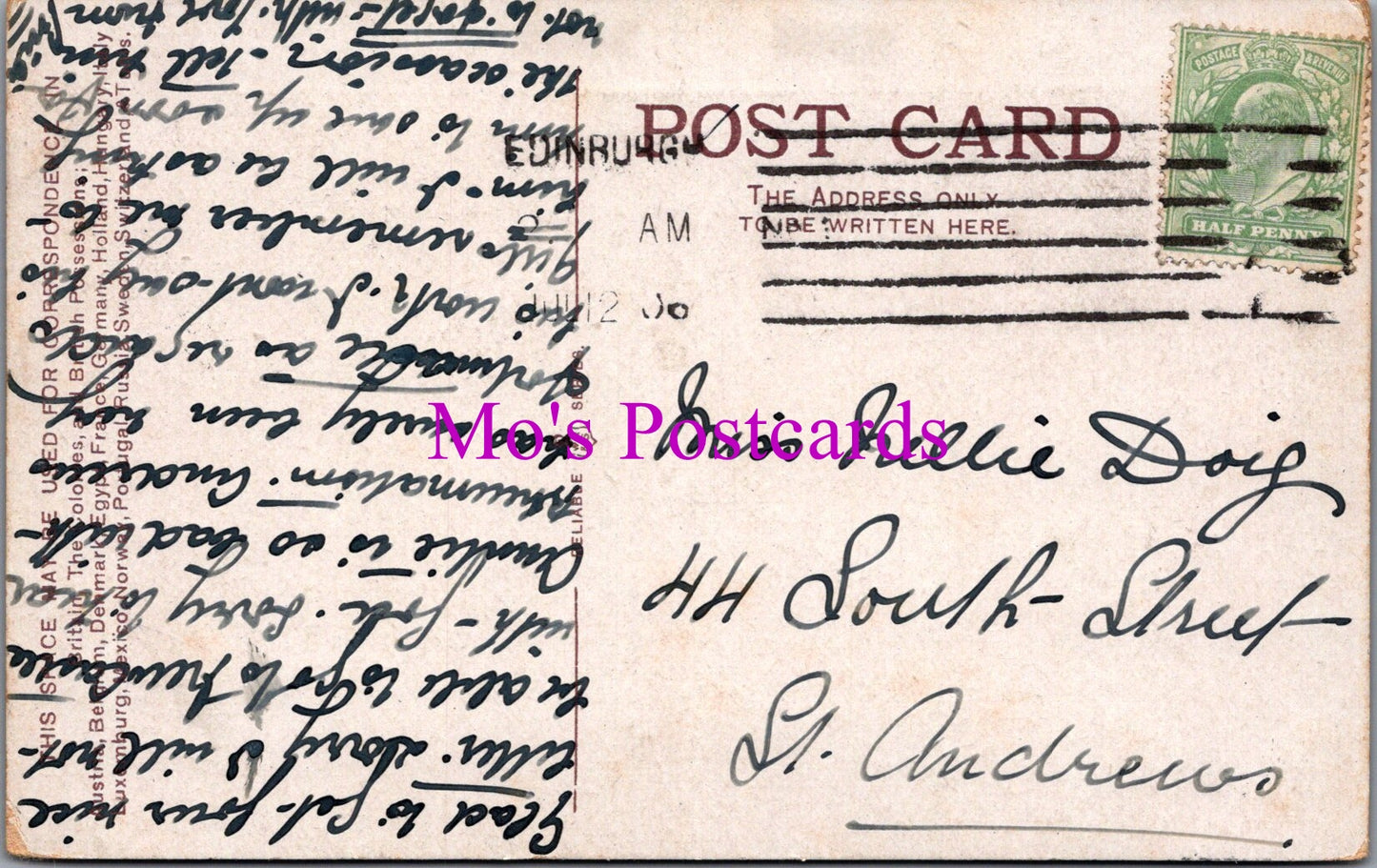 Scotland Postcard - St Bernard's Well, Stockbridge, Edinburgh  SW16302