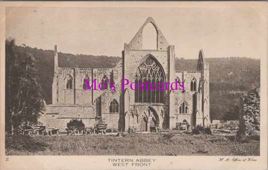 Wales Postcard - Tintern Abbey, Monmouthshire SW16654