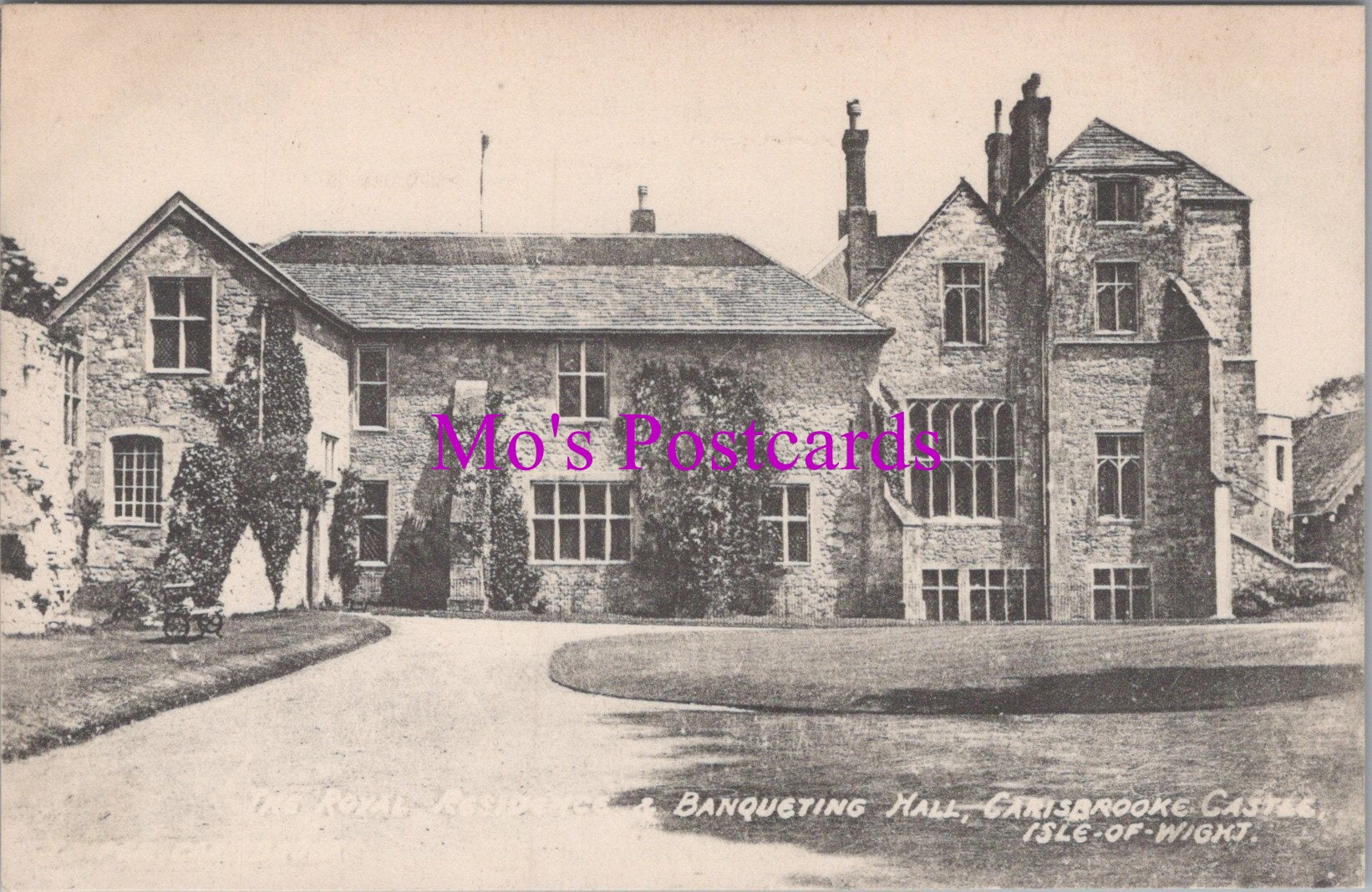 Isle of Wight Postcard - Carisbrooke Castle, Banqueting Hall  SW16658