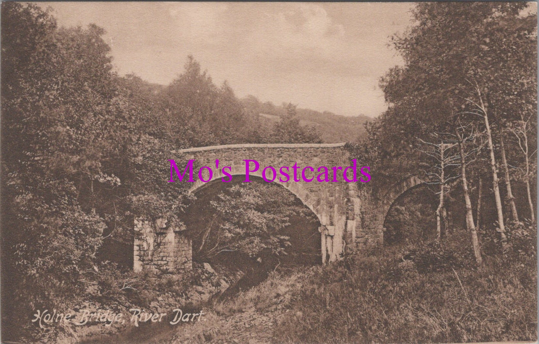 Devon Postcard - Holne Bridge, River Dart, Dartmoor  SW16673