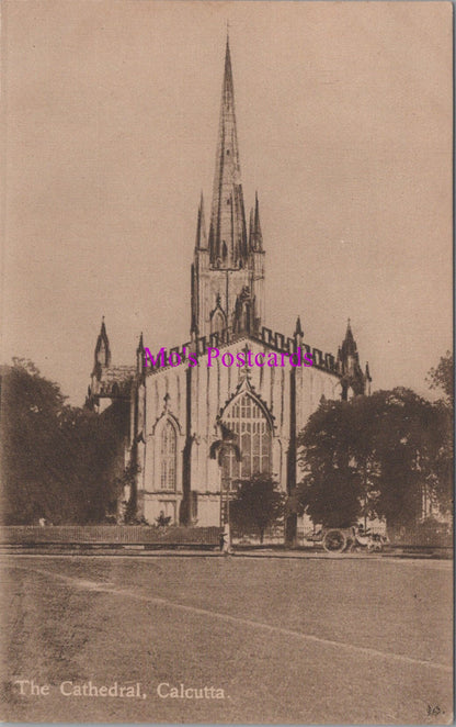 India Postcard - The Cathedral, Calcutta  SW16674