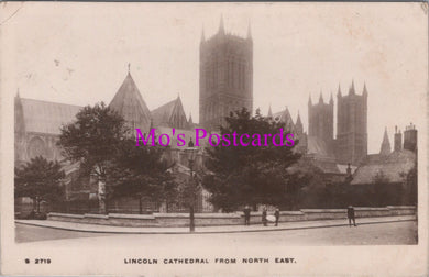 Lincolnshire Postcard - Lincoln Cathedral From North East  SW16676