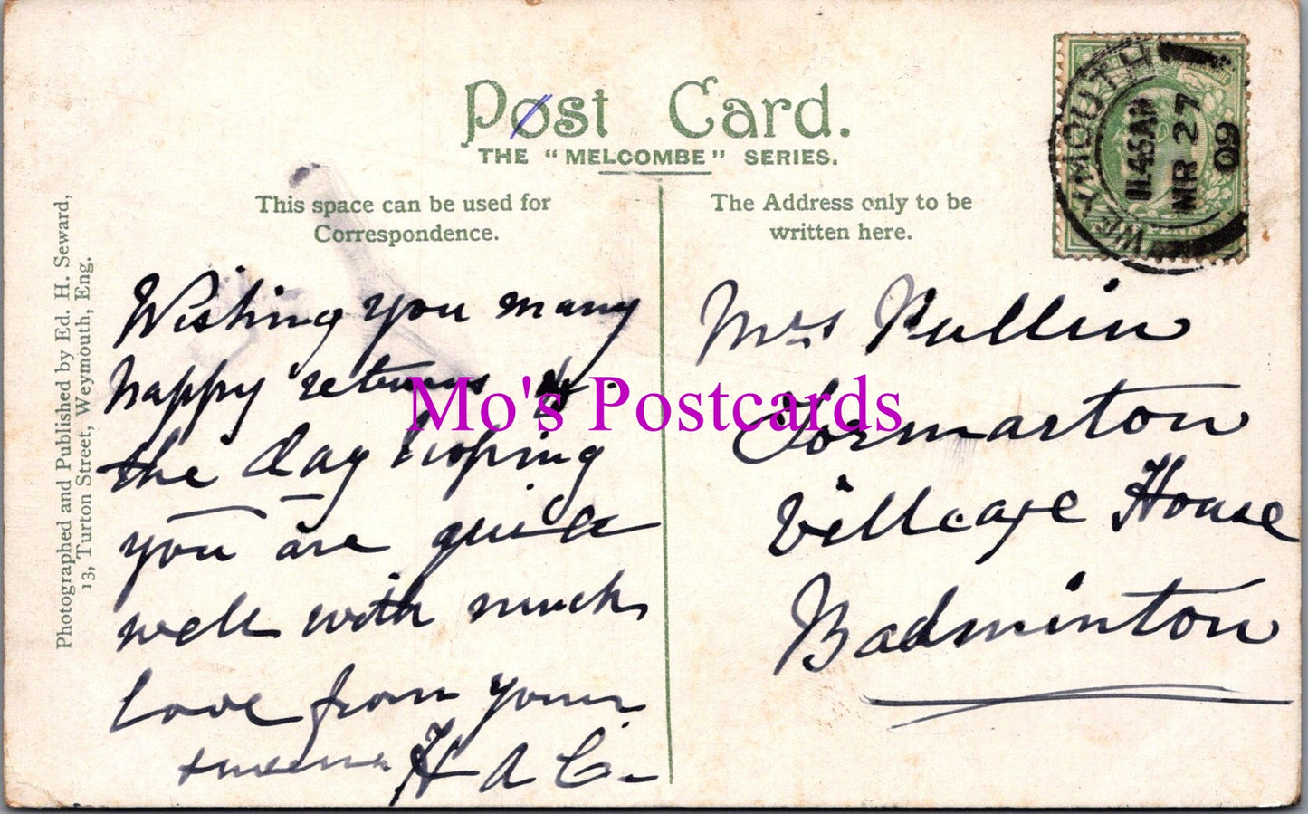 Dorset Postcard - The Pavilion, Weymouth  SW16685