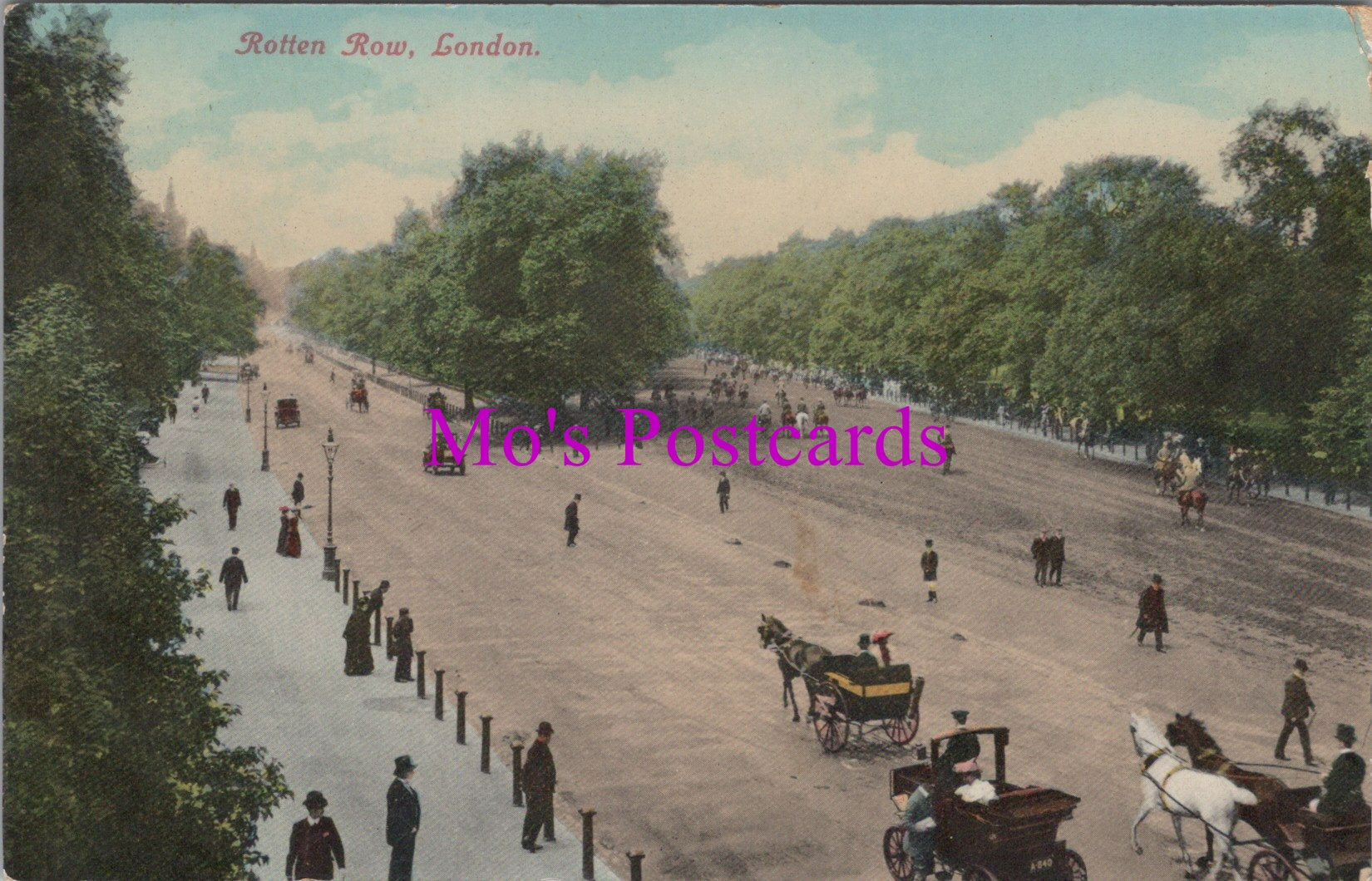 London Postcard -  Rotten Row, Hyde Park   SW16165