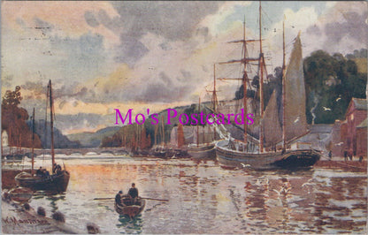 Cornwall Postcard - Looe, The Harbour and Bridge  SW16248