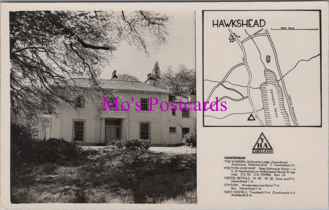 Cumbria Postcard - Hawkshead Youth Hostel   SW15608