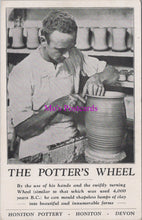Load image into Gallery viewer, Devon Postcard - The Potter&#39;s Wheel, Honiton Pottery SW15610

