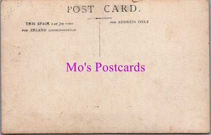 Ancestors Postcard - Lady Posing Next to a Chair in a Garden  SW14879