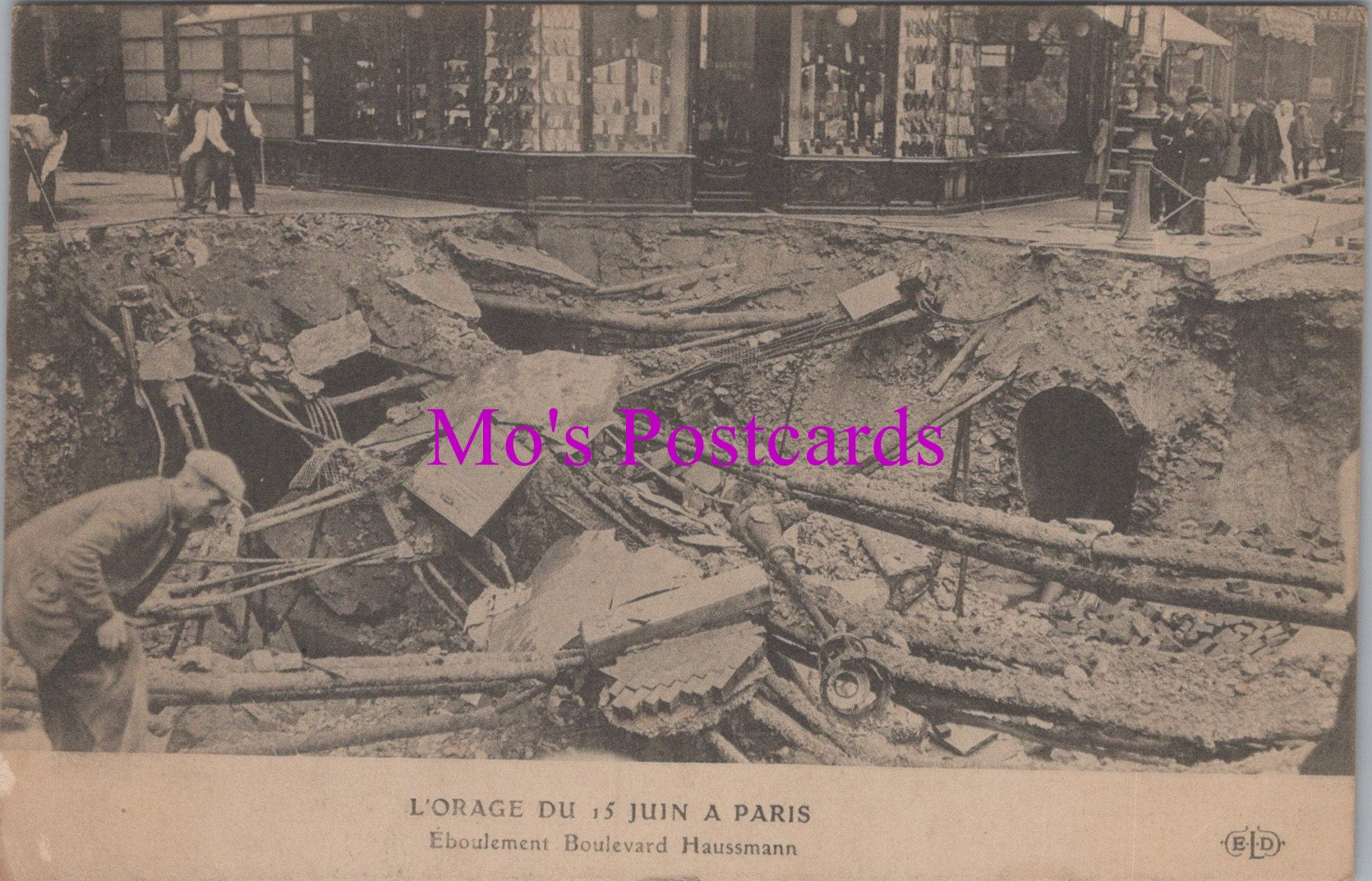 France Postcard - L'Orage Du 15 Juin a Paris  SW14887