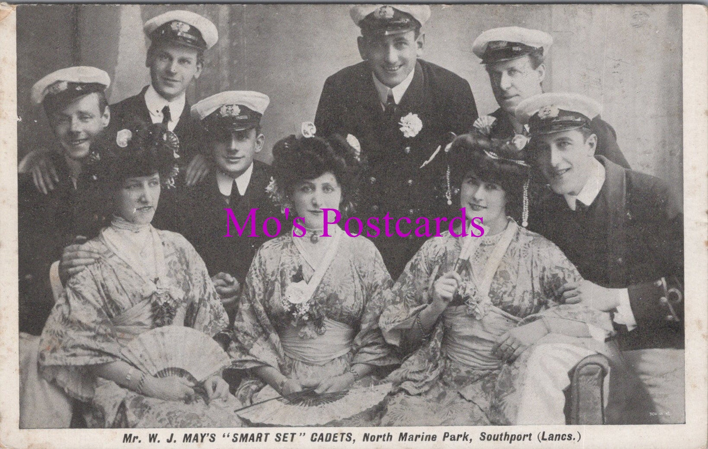 Theatrical Postcard - Mr W.J.May's "Smart Set" Cadets, Southport  SW14913