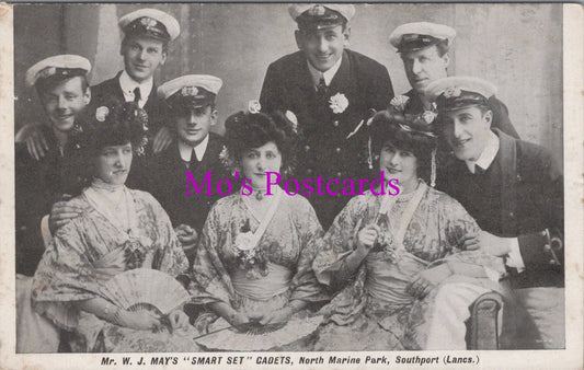 Theatrical Postcard - Mr W.J.May's "Smart Set" Cadets, Southport  SW14913