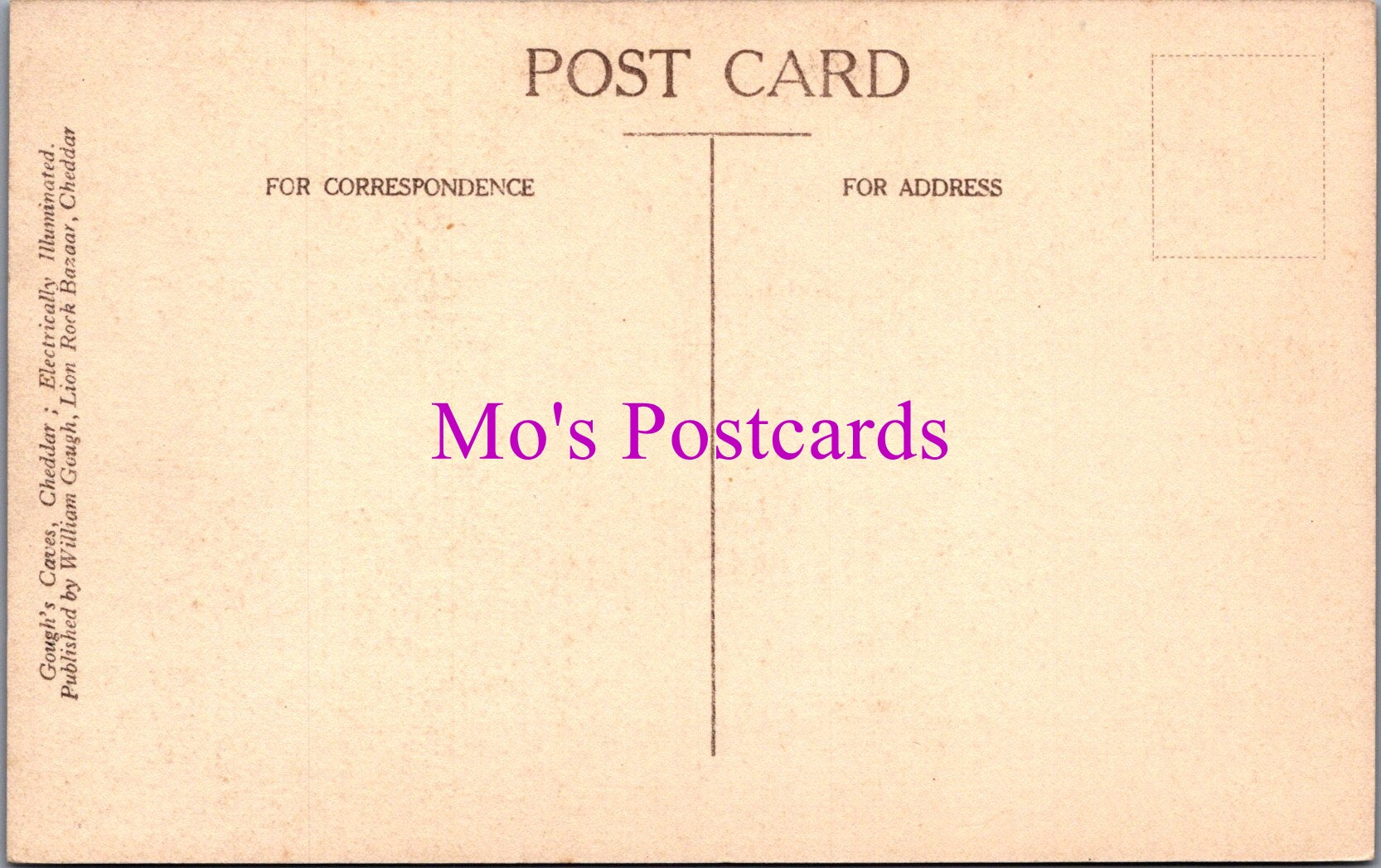 Somerset Postcard - Gough's Caves, Cheddar  SW14923