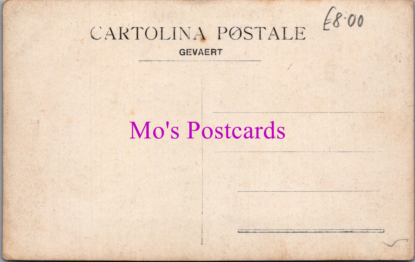 Italy Postcard - Workshop Officina. Unknown Location  SW14942