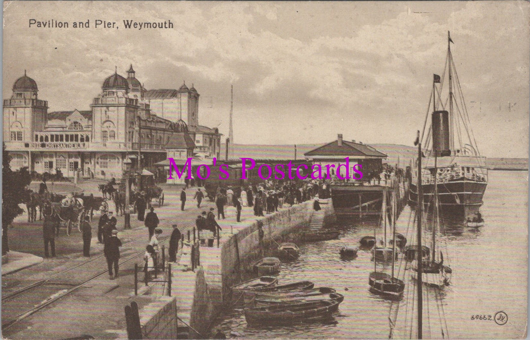 Dorset Postcard - Weymouth Pavilion and Pier  SW14985