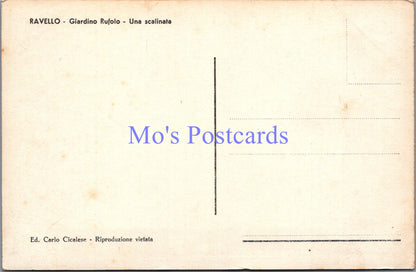 Italy Postcard - Ravello, Giardino Rufolo, Una Scalinata  DZ68