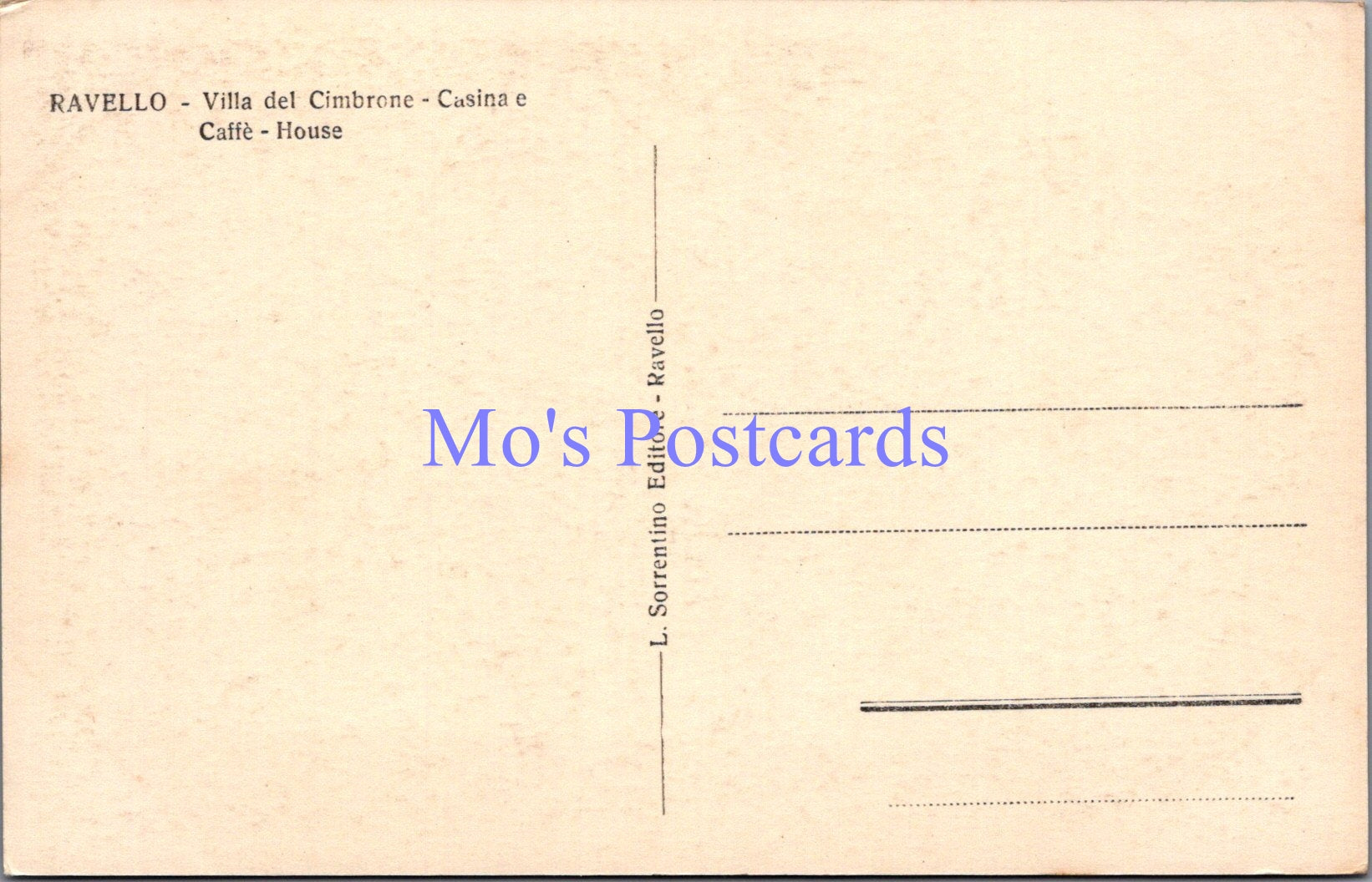 Italy Postcard - Ravello, Villa Del Cimbrone  DZ70
