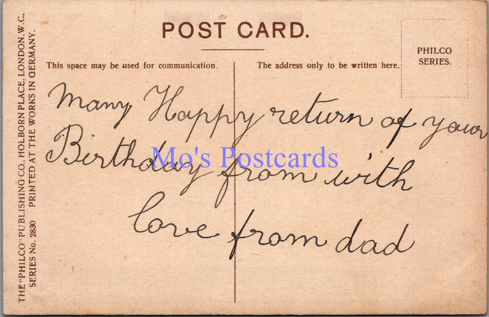 Greetings Postcard - Birthday Wishes. Vase of Red Roses  DZ81