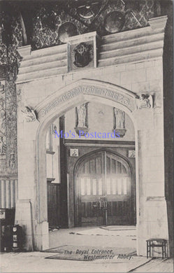 London Postcard - The Royal Entrance, Westminster Abbey  DZ90