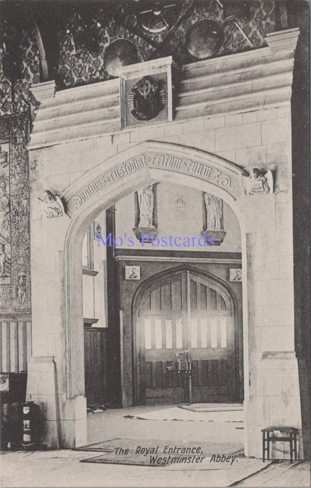 London Postcard - The Royal Entrance, Westminster Abbey  DZ90