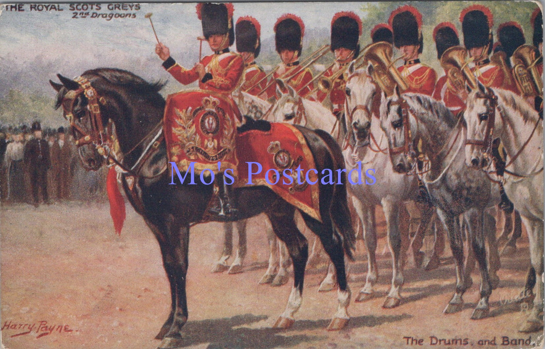 Military Postcard - The Royal Scots Greys 2nd Dragoons  DZ103