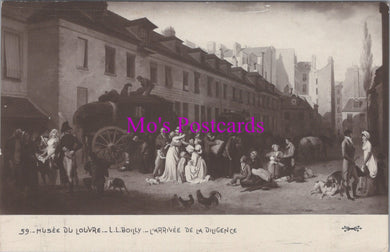 Art Postcard - Musee Du Louvre, L.L.Boilly, L'Arrivee De La Diligence SW15142