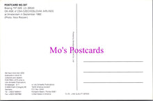 Load image into Gallery viewer, Aviation Postcard - Boeing 737-55S CSA-Czechoslovak Airlines Aeroplane SW15154
