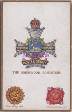 Load image into Gallery viewer, Military Postcard - The Sherwood Foresters  SW15169
