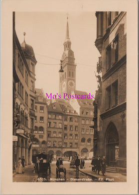 Germany Postcard - Munich, Munchen, Dienerstrasse  SW16404