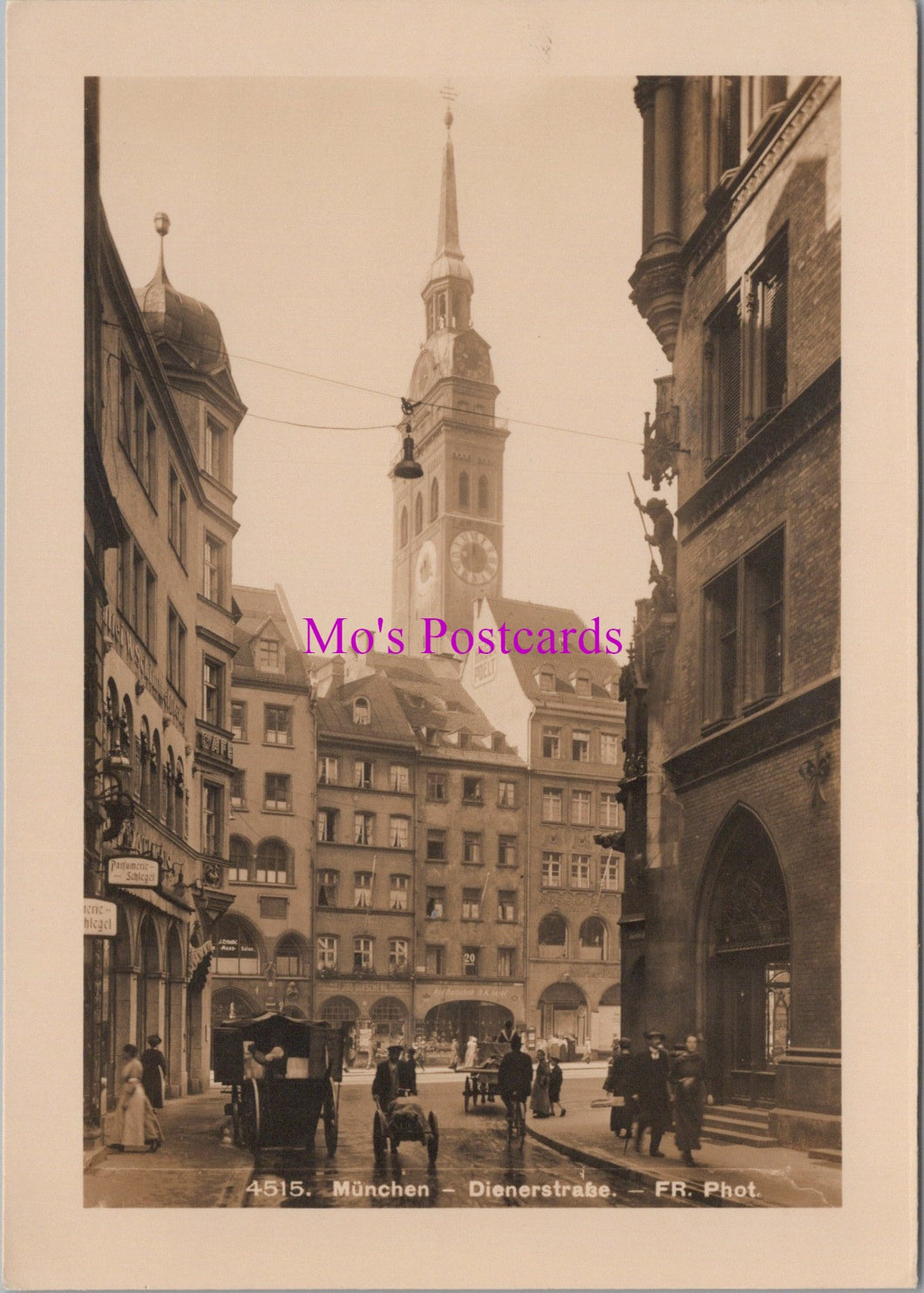 Germany Postcard - Munich, Munchen, Dienerstrasse  SW16404