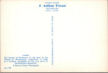 Load image into Gallery viewer, London Postcard - The Houses of Parliament    SW16609
