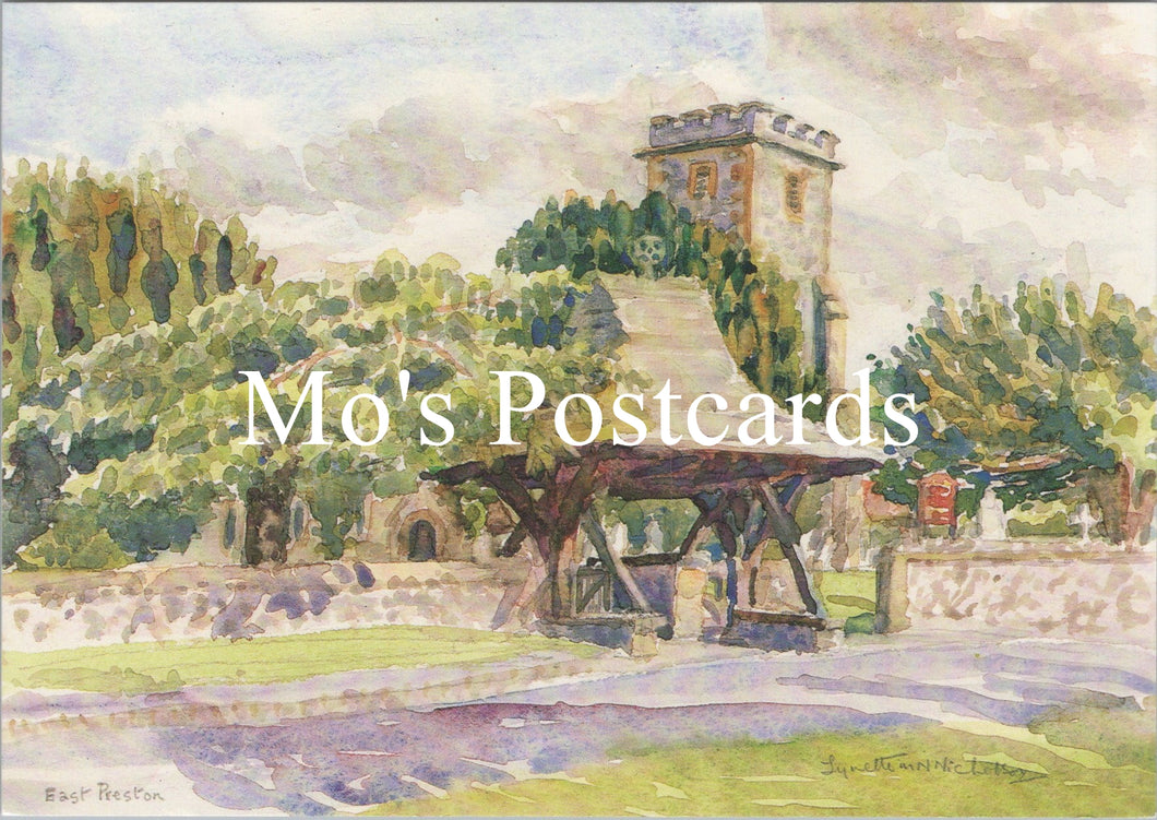 Sussex Postcard - East Preston Church    SW1662