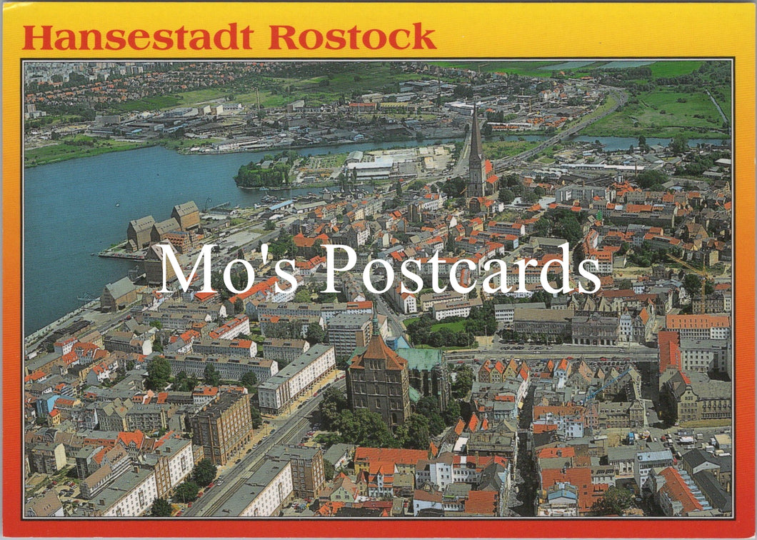 Germany Postcard - Aerial View, Hansestadt Rostock   SW16715